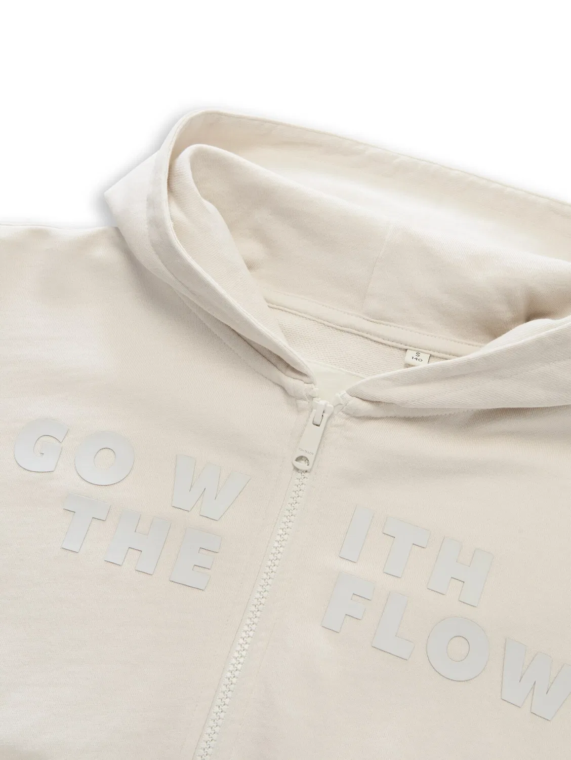 Толстовка на молнии Tom Tailor, Wool White — фото 3