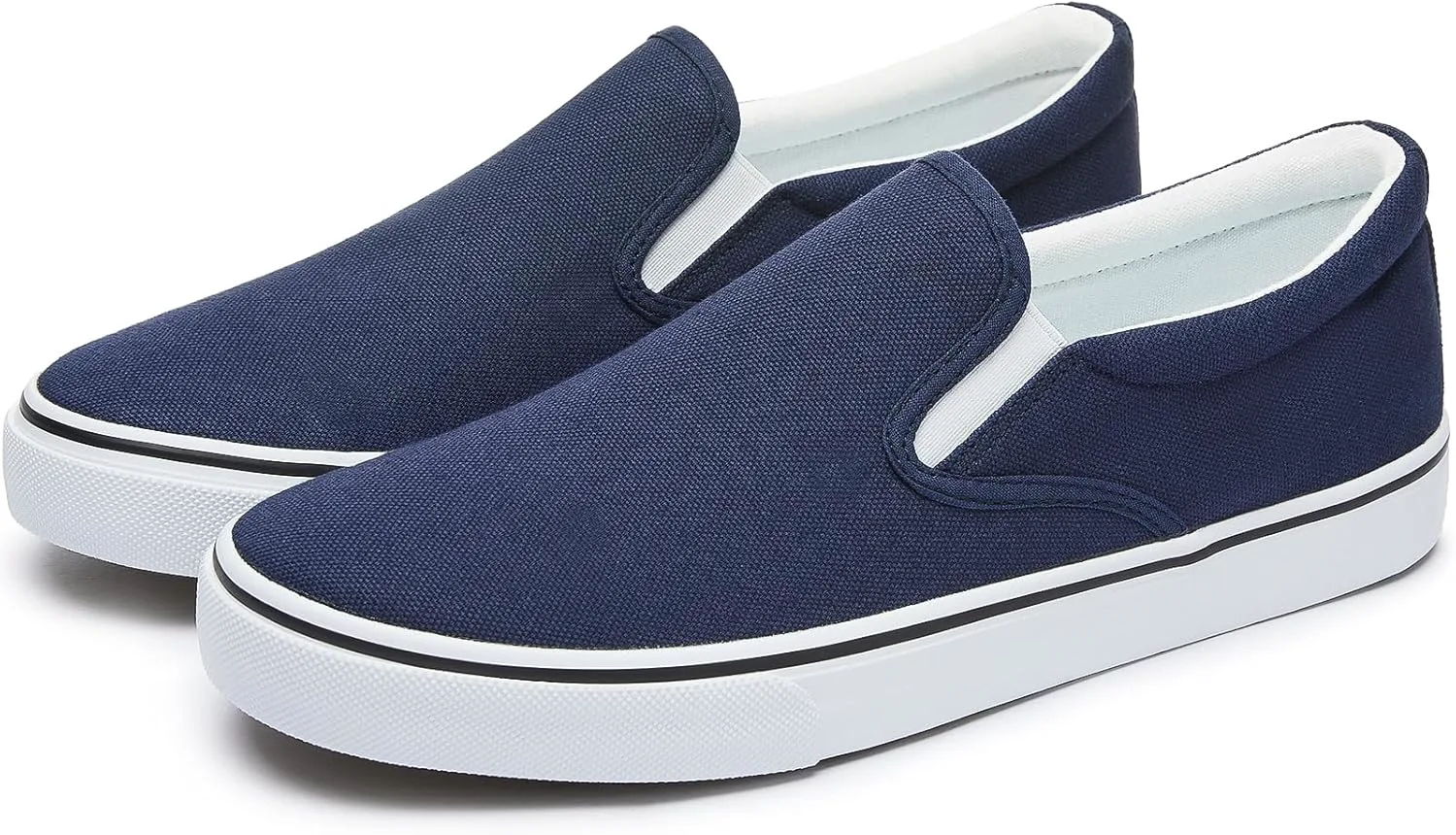 

Мужские слипоны кеды лоферы тканевые черные кеды тканевые синие повседневные модные обувь Yageyan, синий