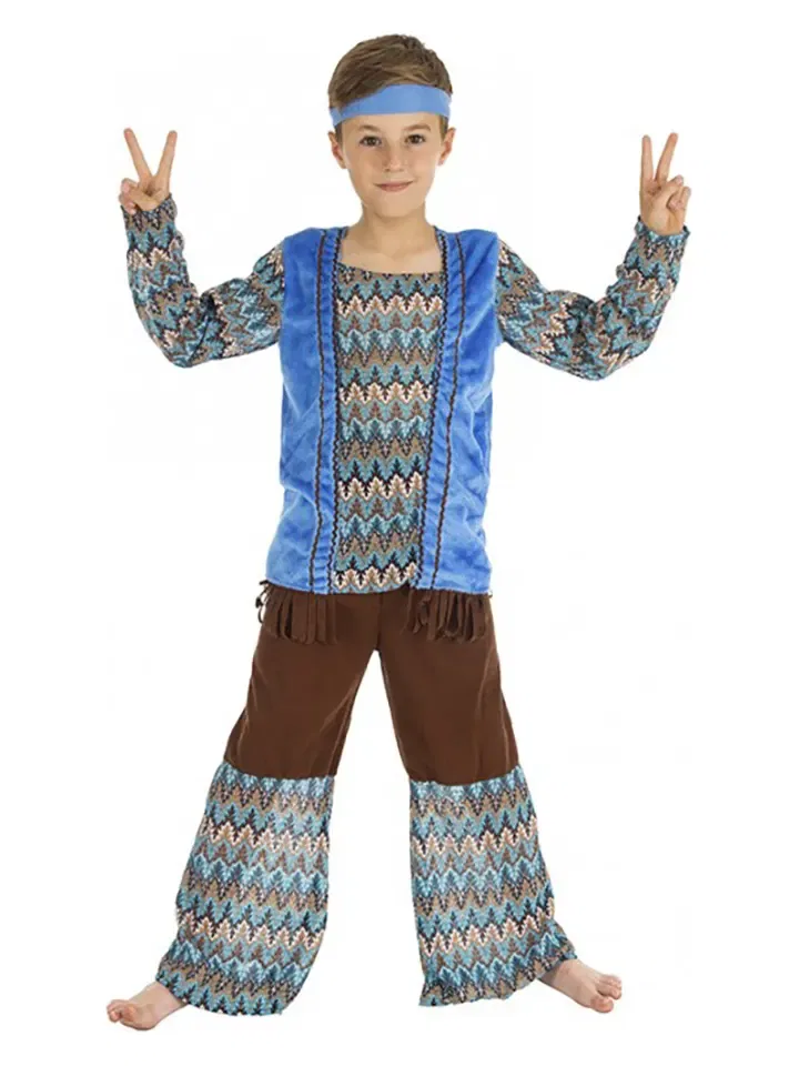 Костюм Vintage Hippie, CHAKS, коричневый/синий — фото 2