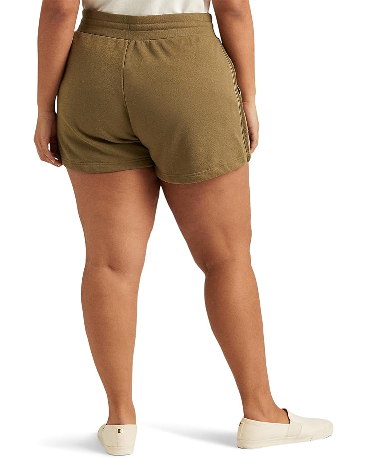 

Шорты LAUREN Ralph Lauren Plus Size Fleece Athletic Shorts, цвет Olive Fern