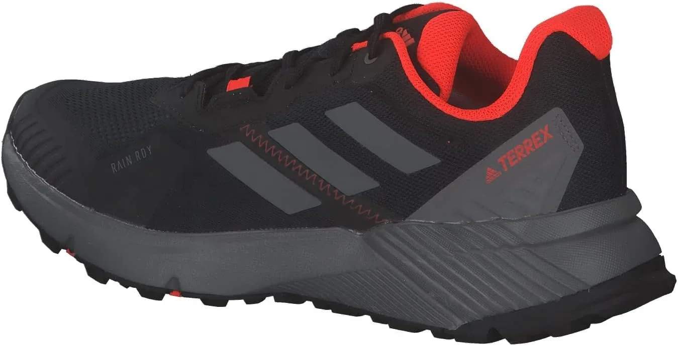 Мужские кроссовки Adidas Terrex Soulstride R.rdy Low (не для футбола), черный/красный/серый — фото 3