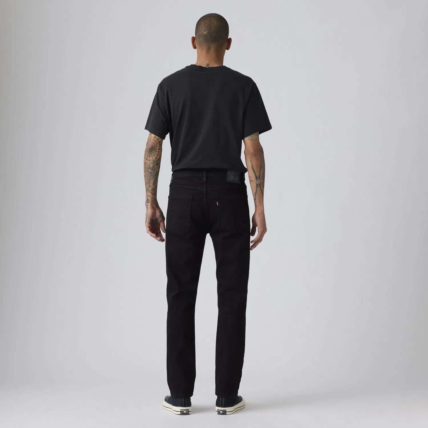 Мужские джинсы 511 Slim Levi's, классический чёрный деним — фото 3