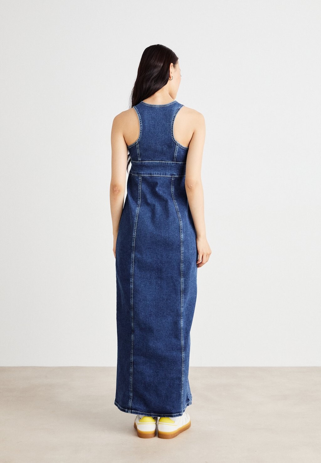 

Платье макси DRESS BUTTON THROUGH Tommy Hilfiger, синий деним