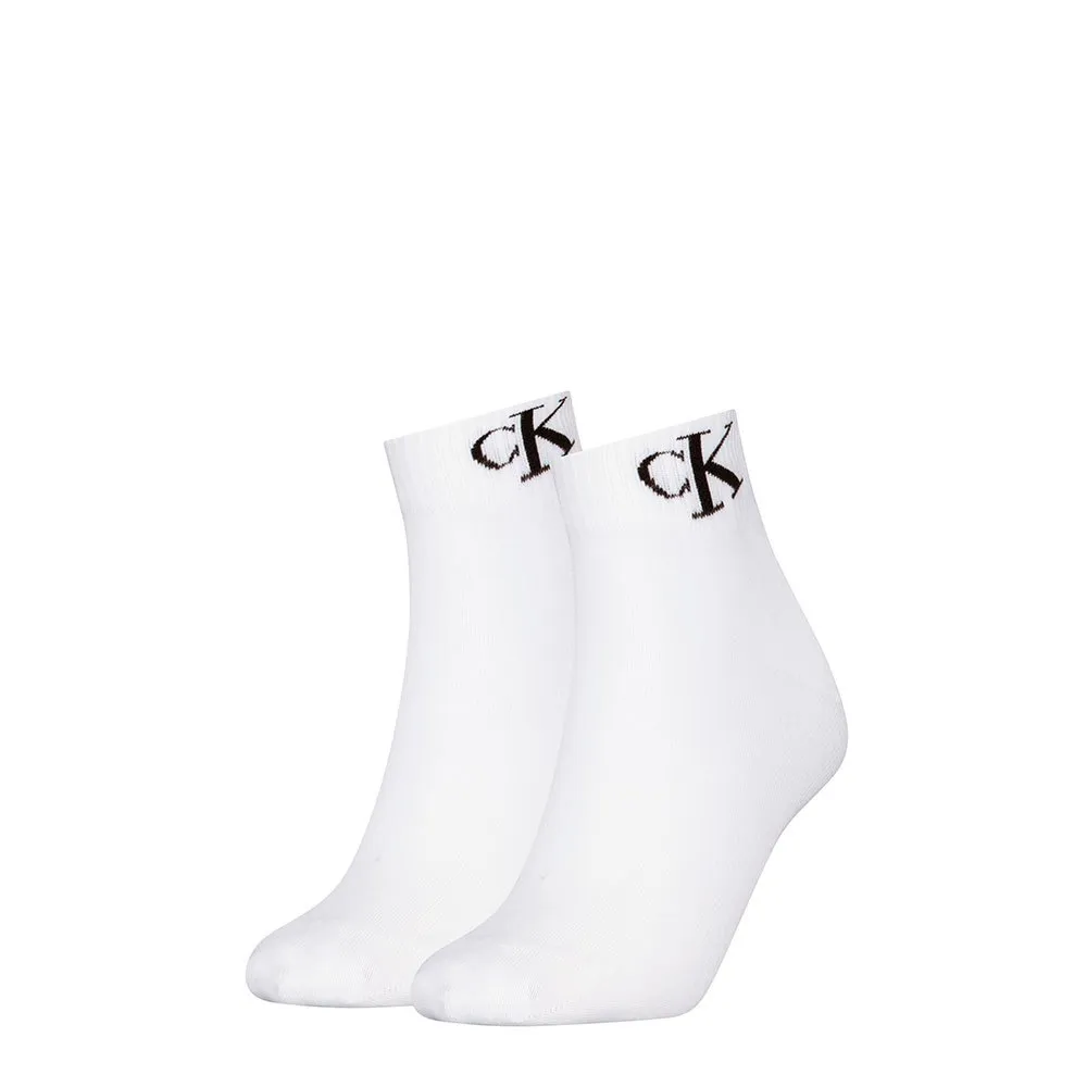 

Носки Calvin Klein 701228813 Quarter short 2 units, белый