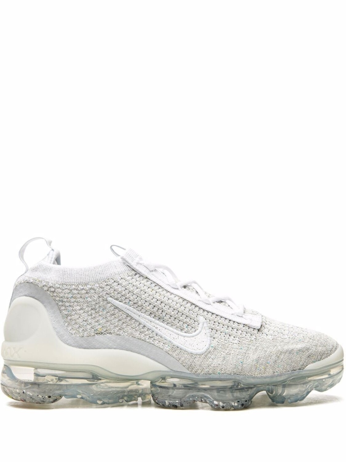 

Кроссовки Nike Air VaporMax 2021 Flyknit, белый/серебристый