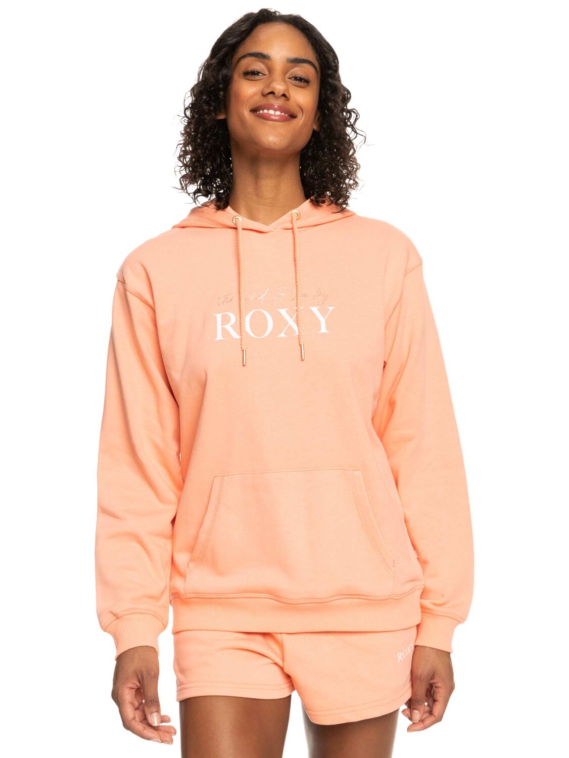 

Толстовка Roxy SURF STOKED HOODIE TERRY, розовый