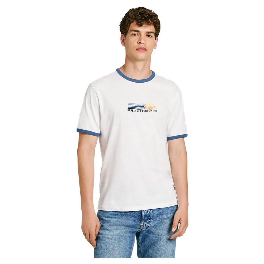 

Футболка с коротким рукавом Pepe Jeans Adan, белый