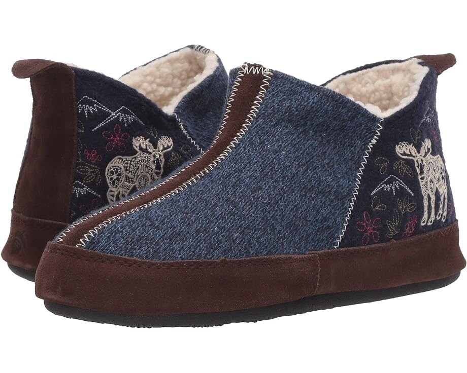 

Тапочки Acorn Forest Bootie, цвет Navy Blue Moose