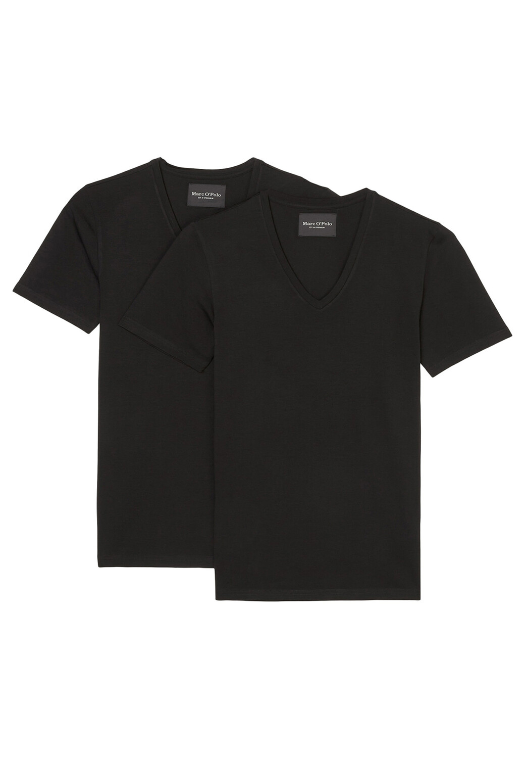 Майка Marc OPolo/Shirt Langarm Essentials Organic Cotton, черный