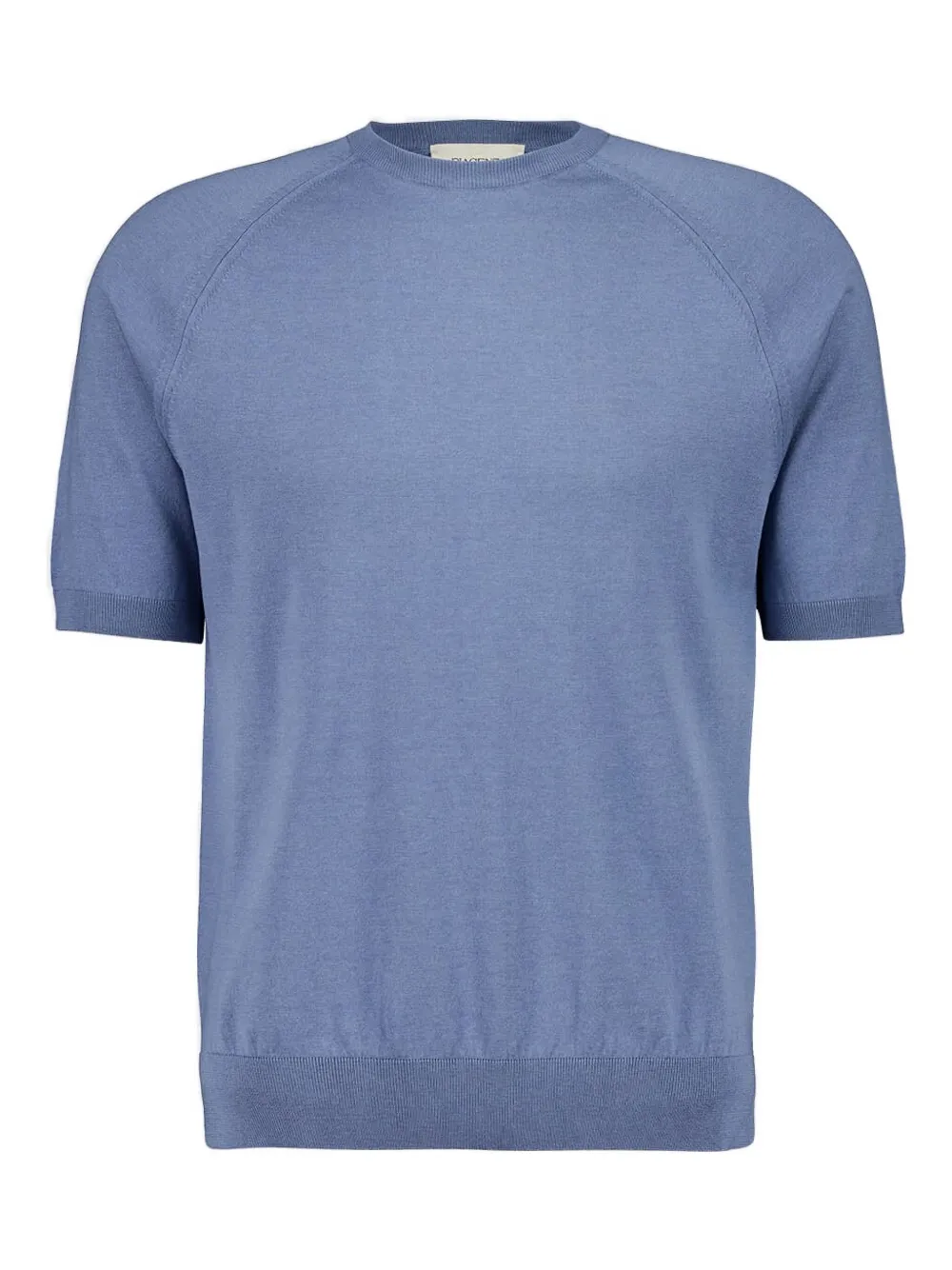 

Свитер с короткими рукавами реглан Piacenza Cashmere, синий