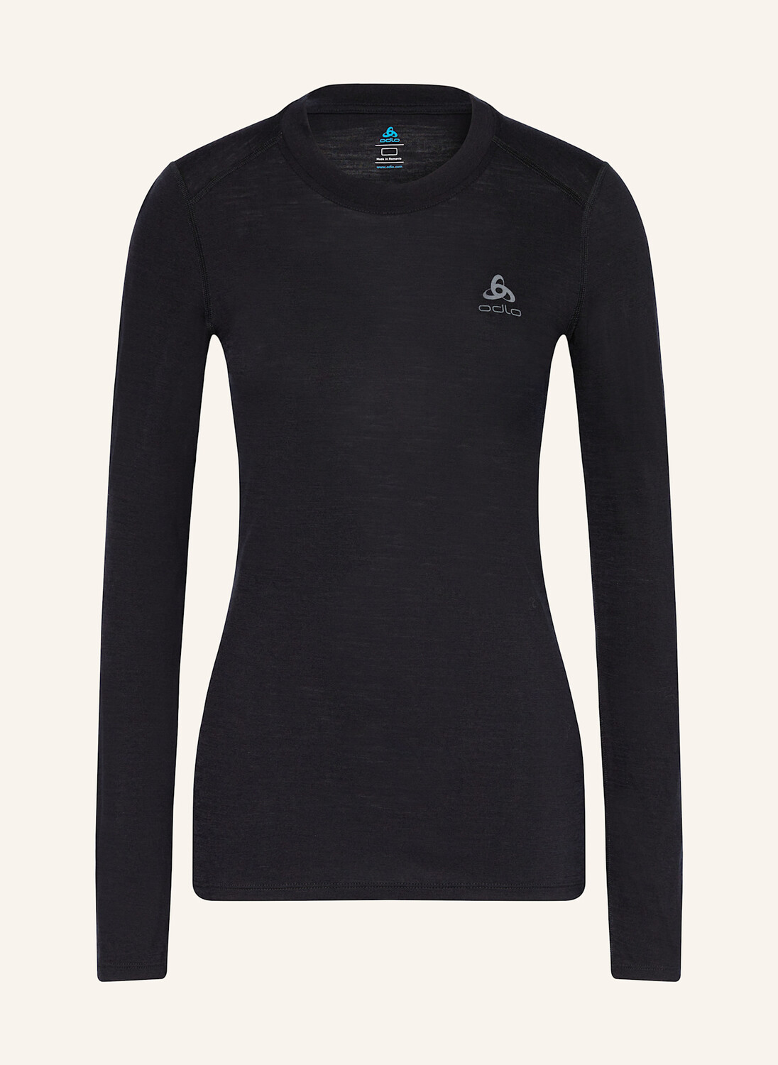 

Функциональное нижнее белье-рубашка merino 160 из шерсти мериноса odlo, черный