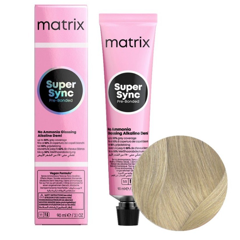 

MATRIX Hair Toner SUPER SYNC 8A - Light Ash Blonde - 90 мл
