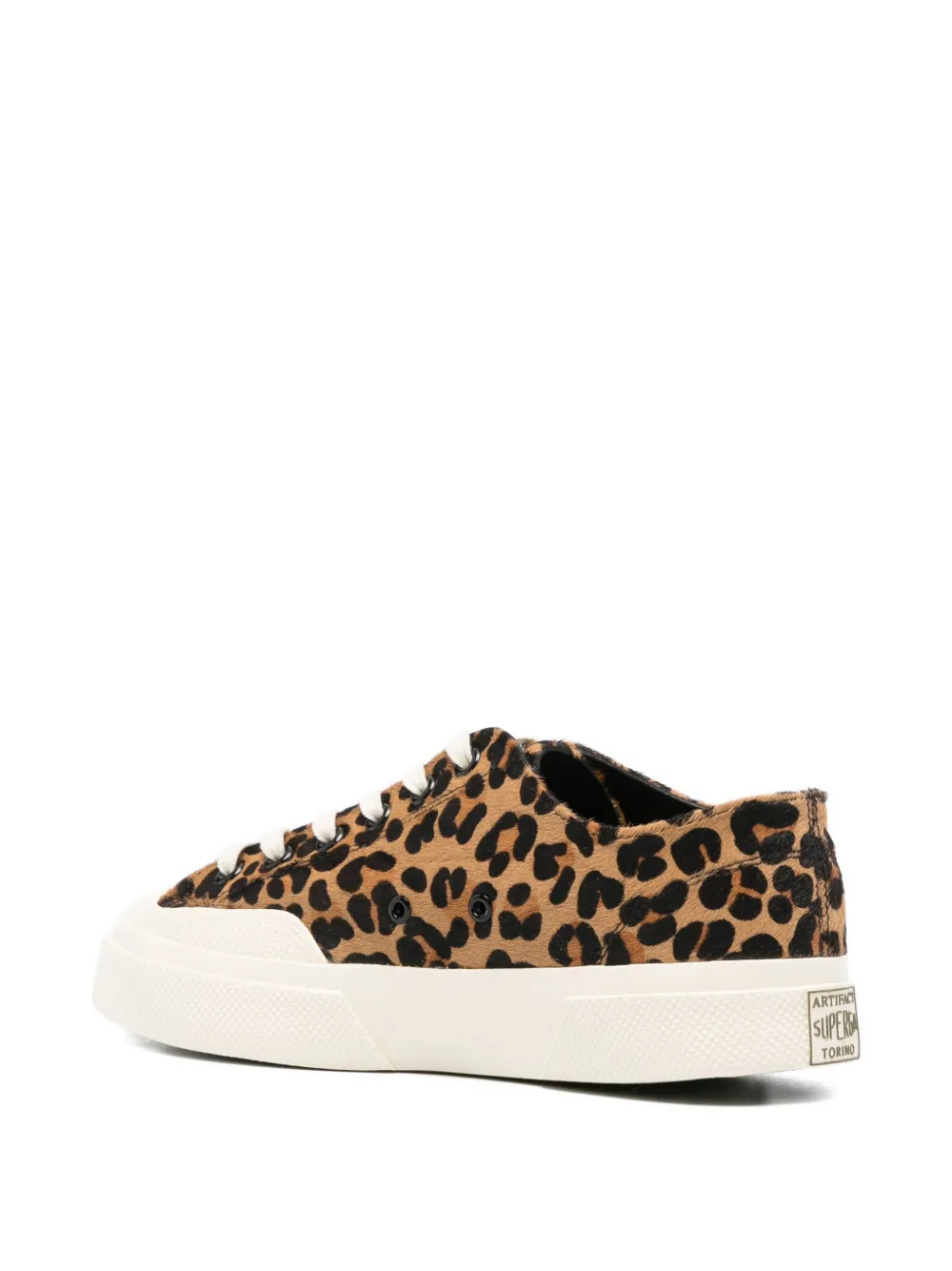 Туфли-лодочки S2161QW с леопардовым принтом Superga, коричневый — фото 3