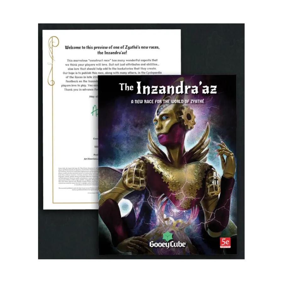 

Модуль The Inzandra'az, World of Zyathe RPG (5e)