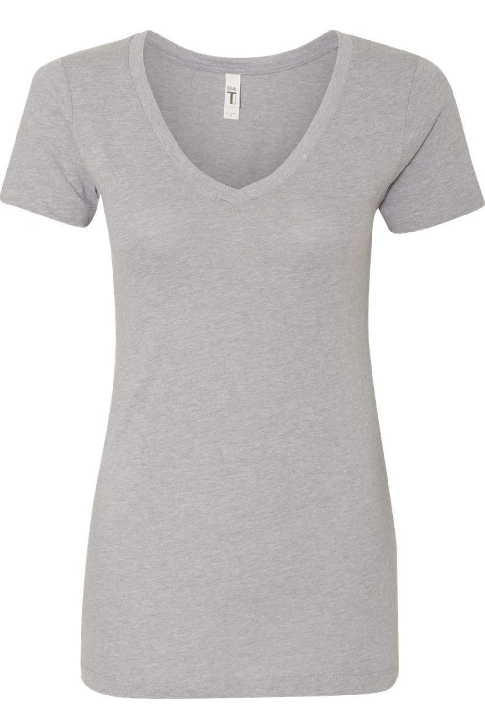 

Футболка Next Level Women's Ideal с V-образным вырезом, цвет heather grey