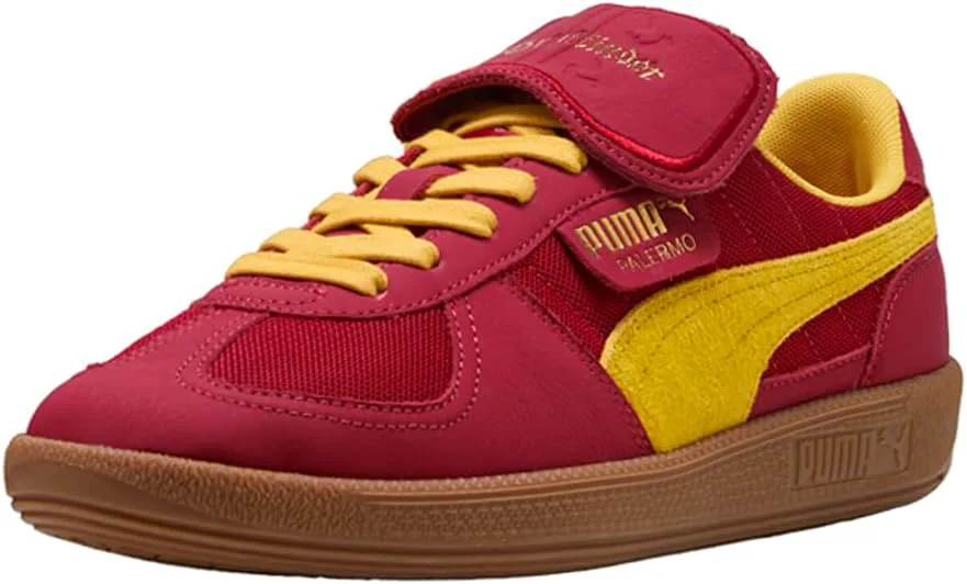 Мужские кроссовки Puma Palermo Гарри Поттер, темно-бордовый/желтый — фото 2