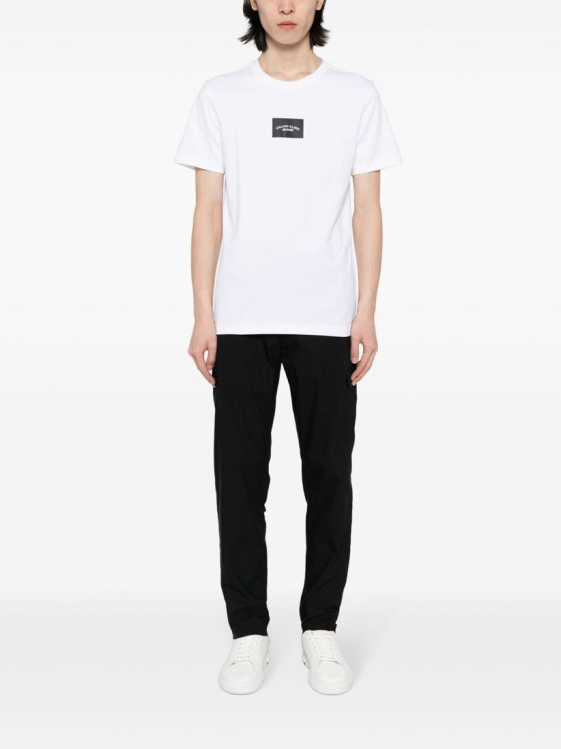 

Calvin Klein зауженные брюки Tech, черный