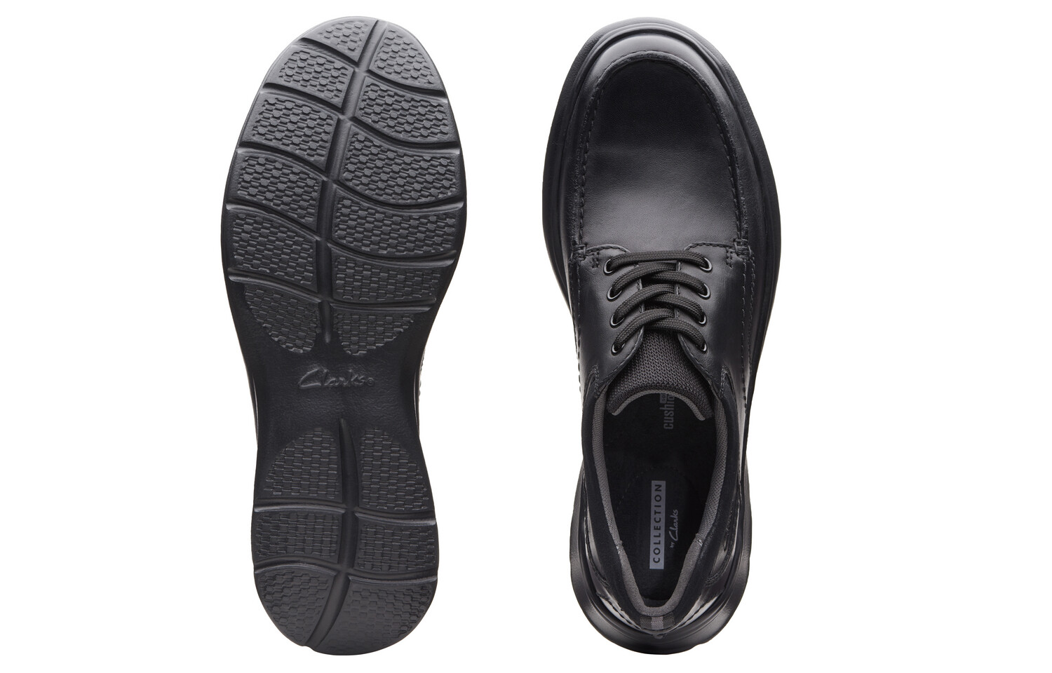 Мужские туфли Clarks Men's Casual Shoes Men Low-Top Black — фото 3