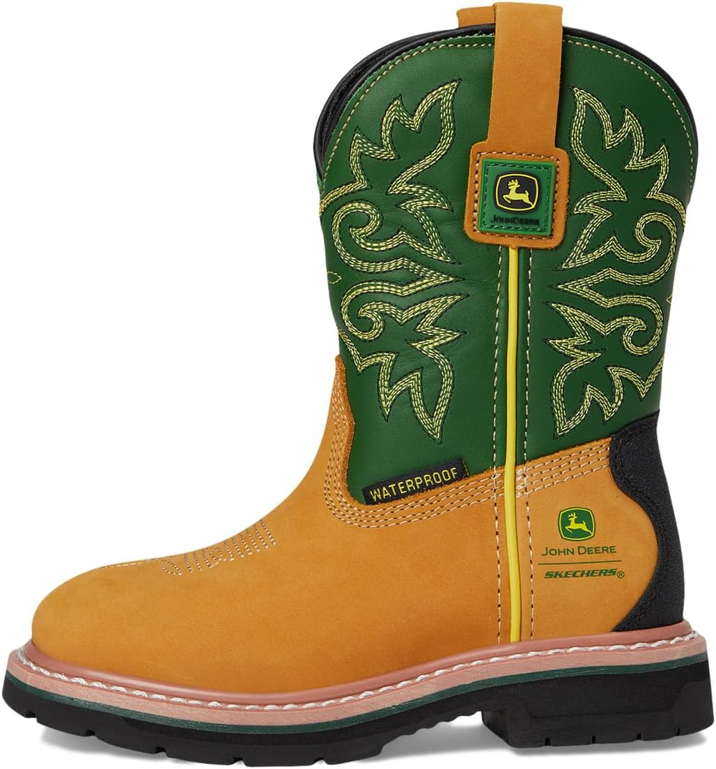 Ботинки SKECHERS KIDS  X John Deere-rowood - Boulder Valley 407050L, Green/Yellow — фото 4