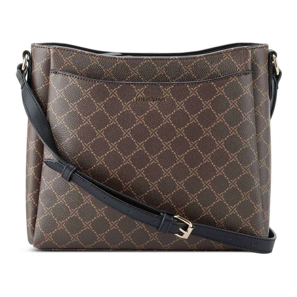 

Сумка через плечо Nine West Cheryl Swing Pack, цвет Brown Black