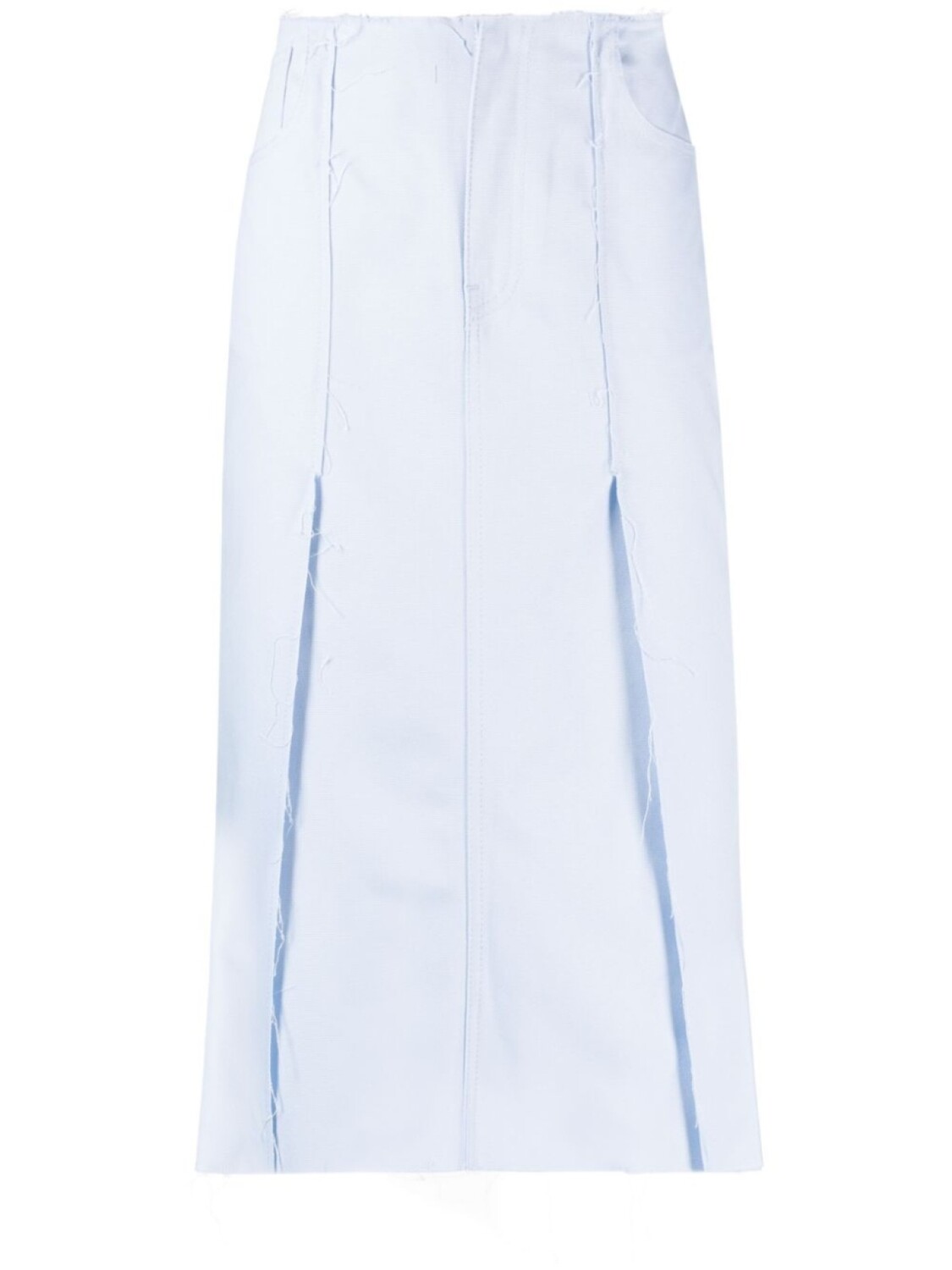 

Raf Simons юбка миди с завышенной талией, синий