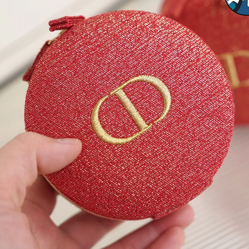 DIOR Сумка для хранения из красной золотой нити — фото 3