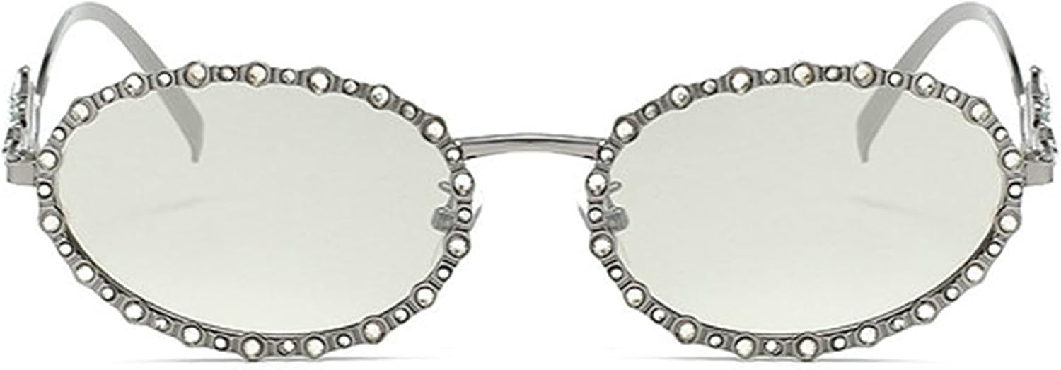 

Солнцезащитные очки Helena Y2K в винтажном стиле, овальная оправа, маленькая рамка, для женщин, в стиле панк, дизайнерские солнцезащитные очки класса люкс с бриллиантами и металлическим покрытием, C6