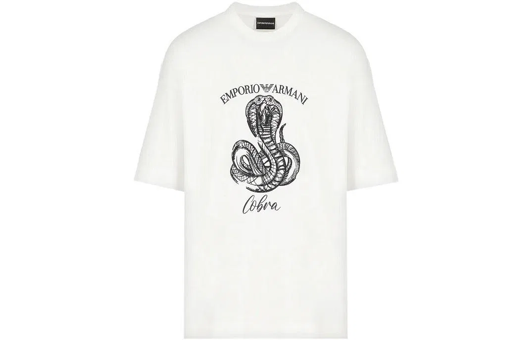 Футболка белая EMPORIO ARMANI