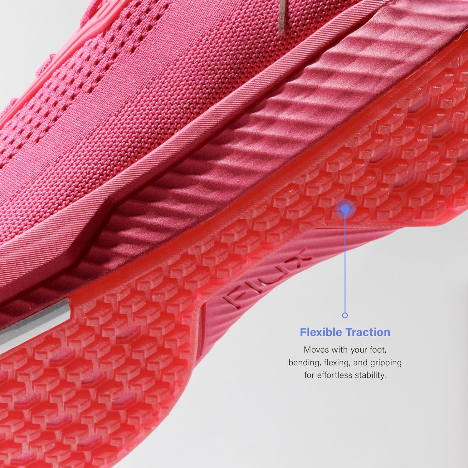 Кроссовки Adapt Runners для женщин и мужчин - минималистичные кроссовки для ходьбы босиком: широкий носок, нулевой перепад высоты подошвы, легкие и гибкие, идеально подходят для ходьбы, бега и повседневного комфорта Flux Footwear, розовый — фото 4