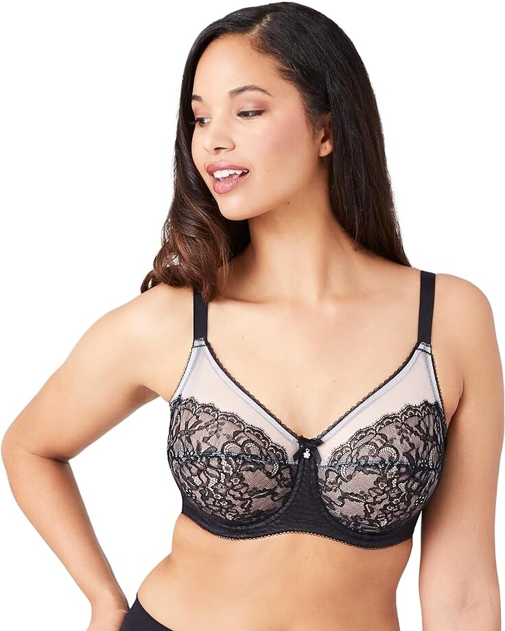 

Бюстгальтер Wacoal Retro Chic Full-Busted Underwire 855186, черный