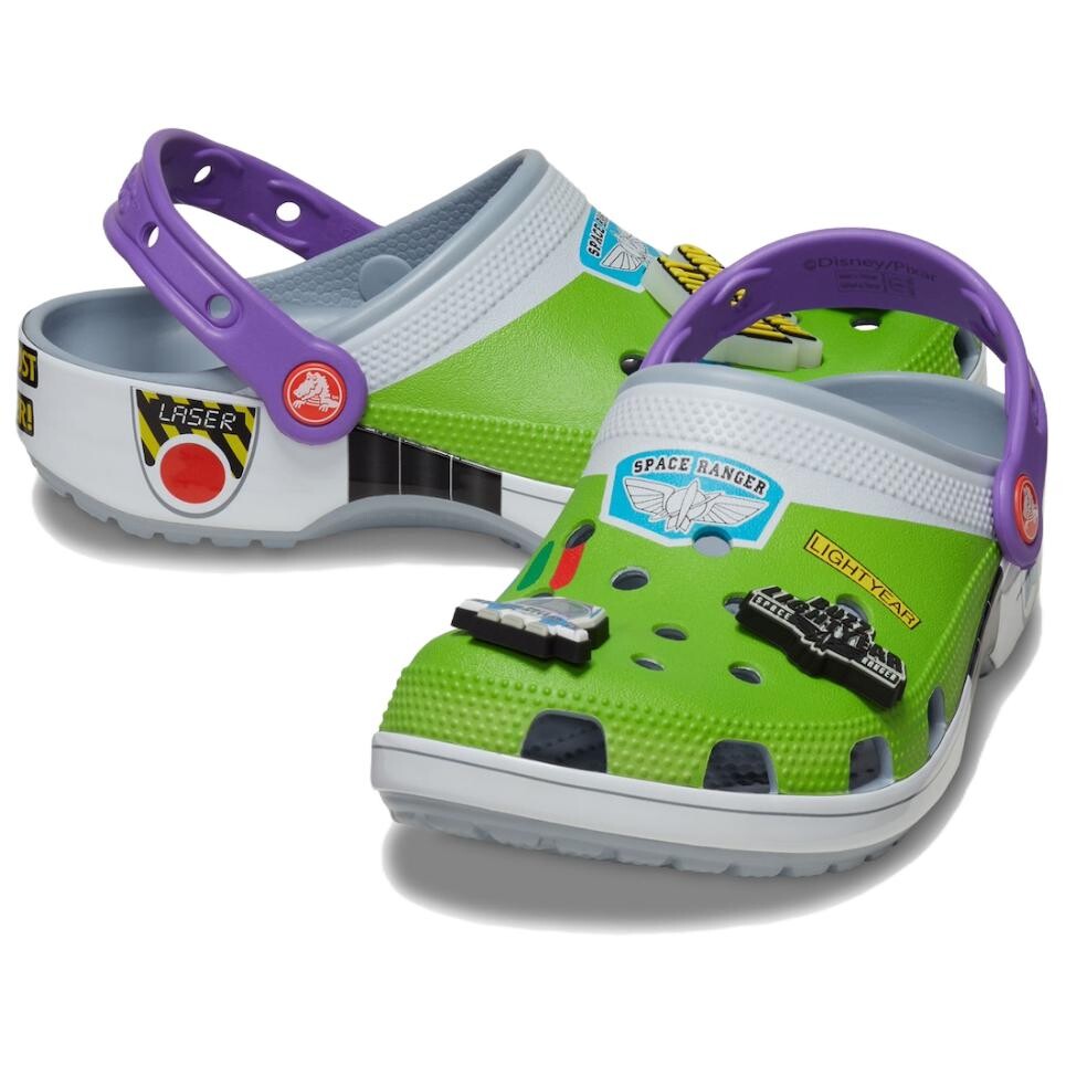 Классический сабо История игрушек Базз Лайтер Crocs, цвет Gray Green — фото 4