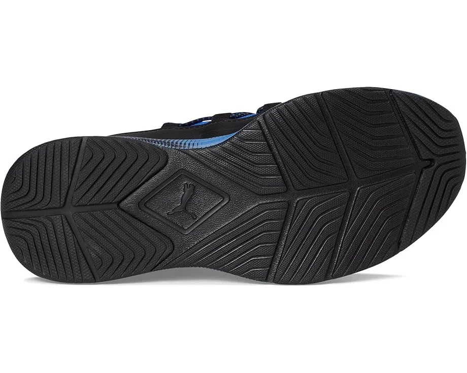 Кроссовки PUMA Kids Softride One4All Slip-On Shoes (Big Kid), Mountain Blue/Black 1 — фото 3