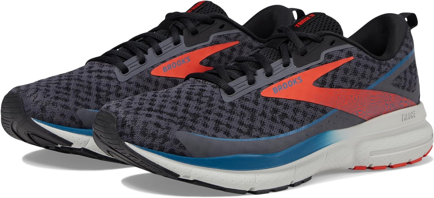 

Кроссовки Trace 3 Brooks, цвет Blackened Pearl/Red/Blue