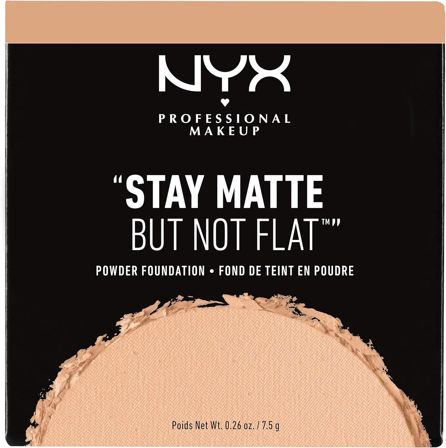 Пудра для лица матовая Nyx Professional Makeup Stay Mat Powder Foundation 7.5 г бежевый — фото 4