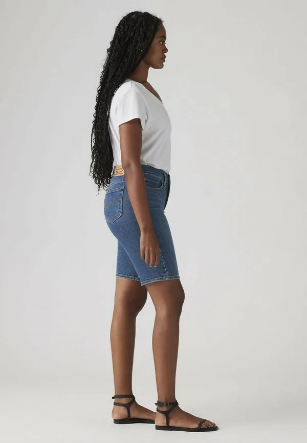 Джинсовые шорты-бермуды Levi'S, Double Duty Short Dark Indigo Finish — фото 4