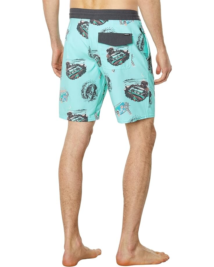 

Шорты для плавания O'Neill Rail to Rail Cruzer 19" Boardshorts, цвет Turquoise
