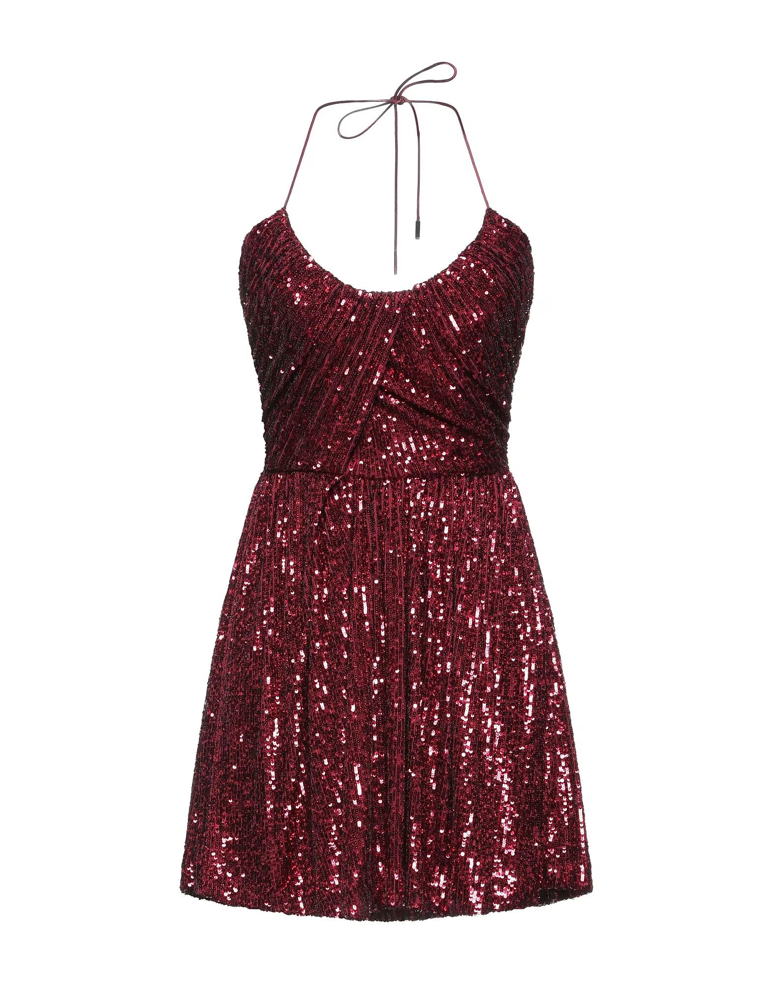 

Мини-платье Saint Laurent, бордовый