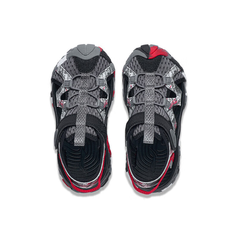 Детские сандалии Trek 1.5 Kids Shadow Gray/black/cinnabar Red Lining Young, красный — фото 4