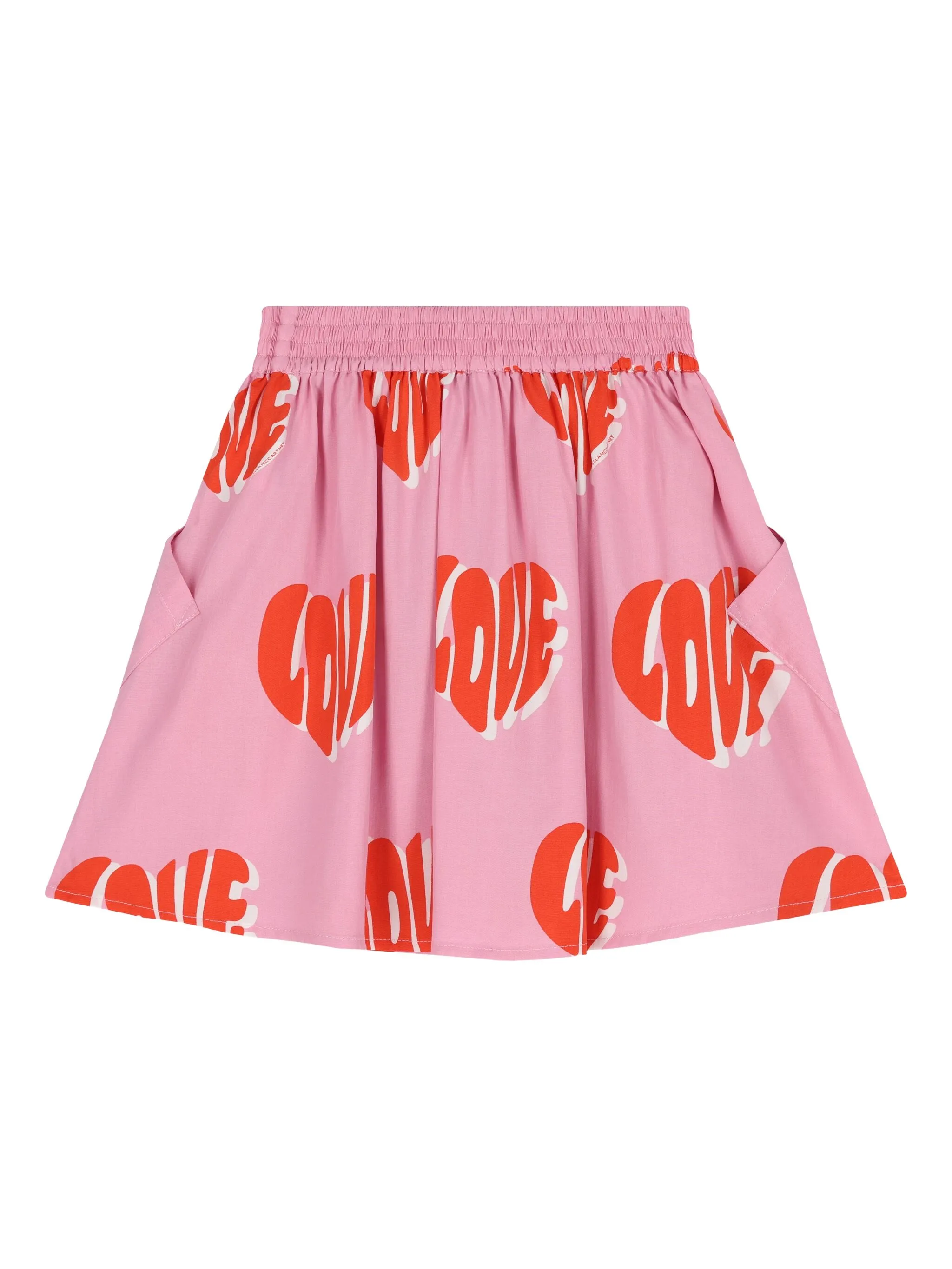 Юбка с принтом Stella Mccartney Kids, розовый — фото 2