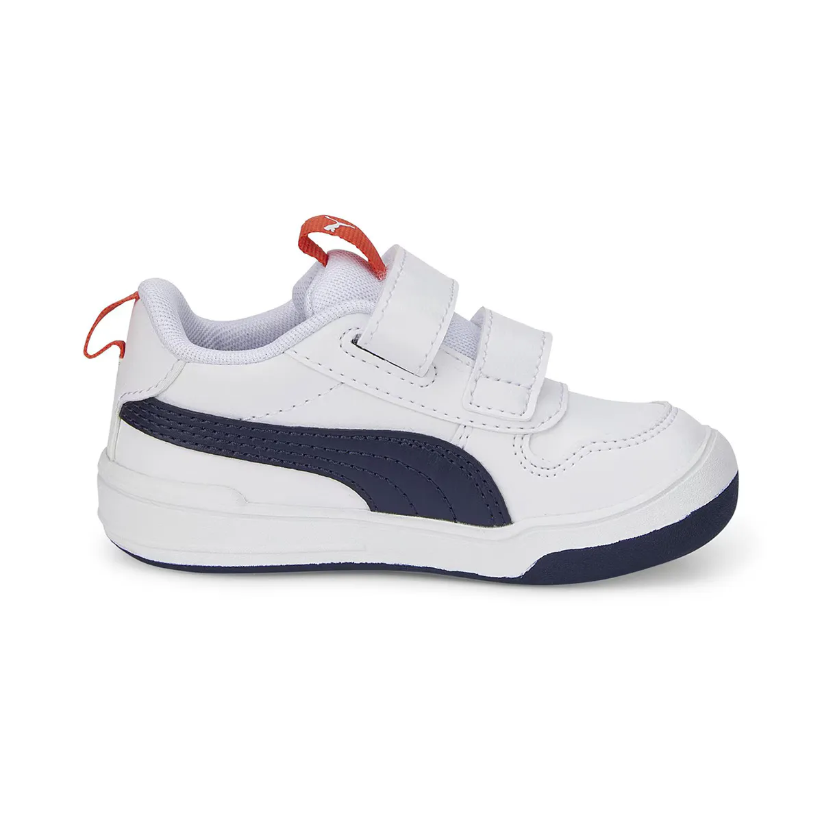 

Повседневные детские/детские кроссовки Multiflex Puma, белый/темно-синий
