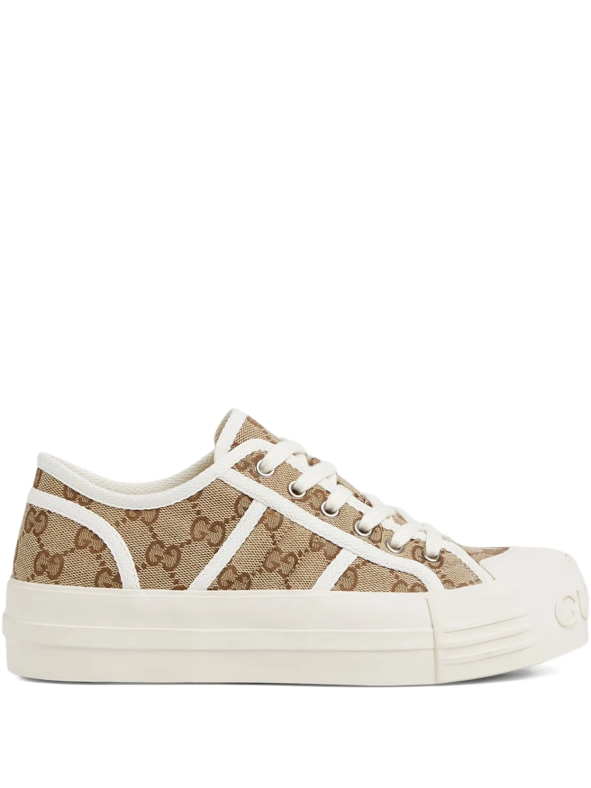 Кеды с монограммой GG Gucci, коричневый
