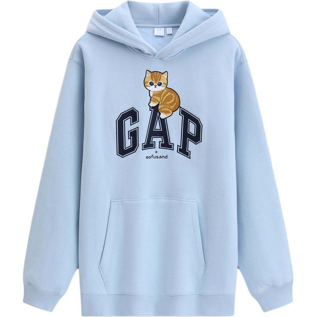 

Толстовка Mofusand Unisex GAP, светло-голубой, Синий, Толстовка Mofusand Unisex GAP, светло-голубой