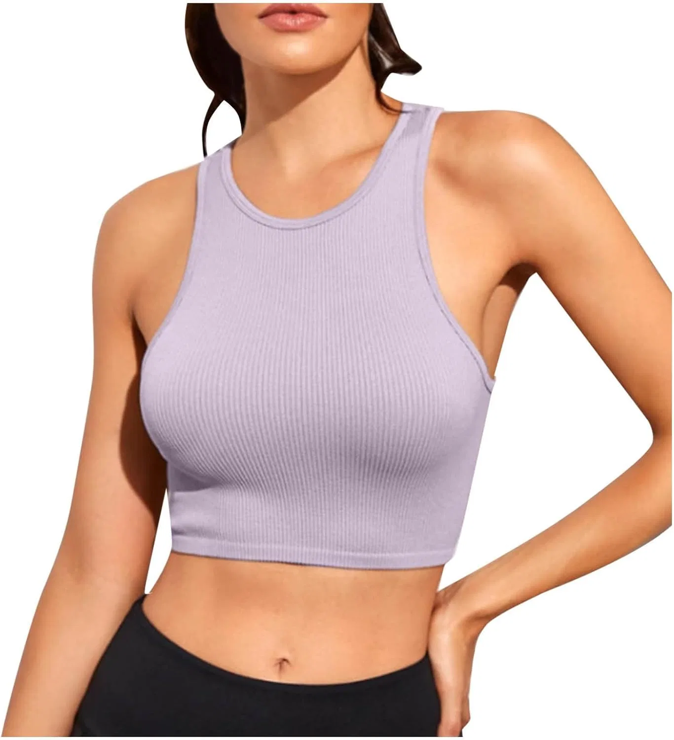 Топ спортивный женский Ribbed, Generic, Watermelon Red