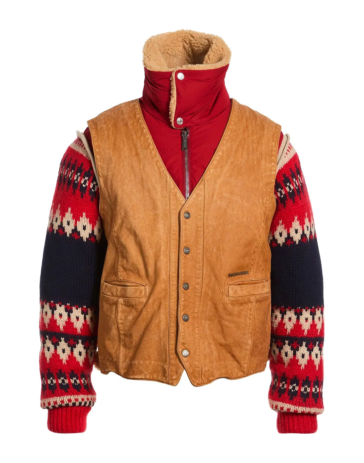 Пуховик Camel DSQUARED2