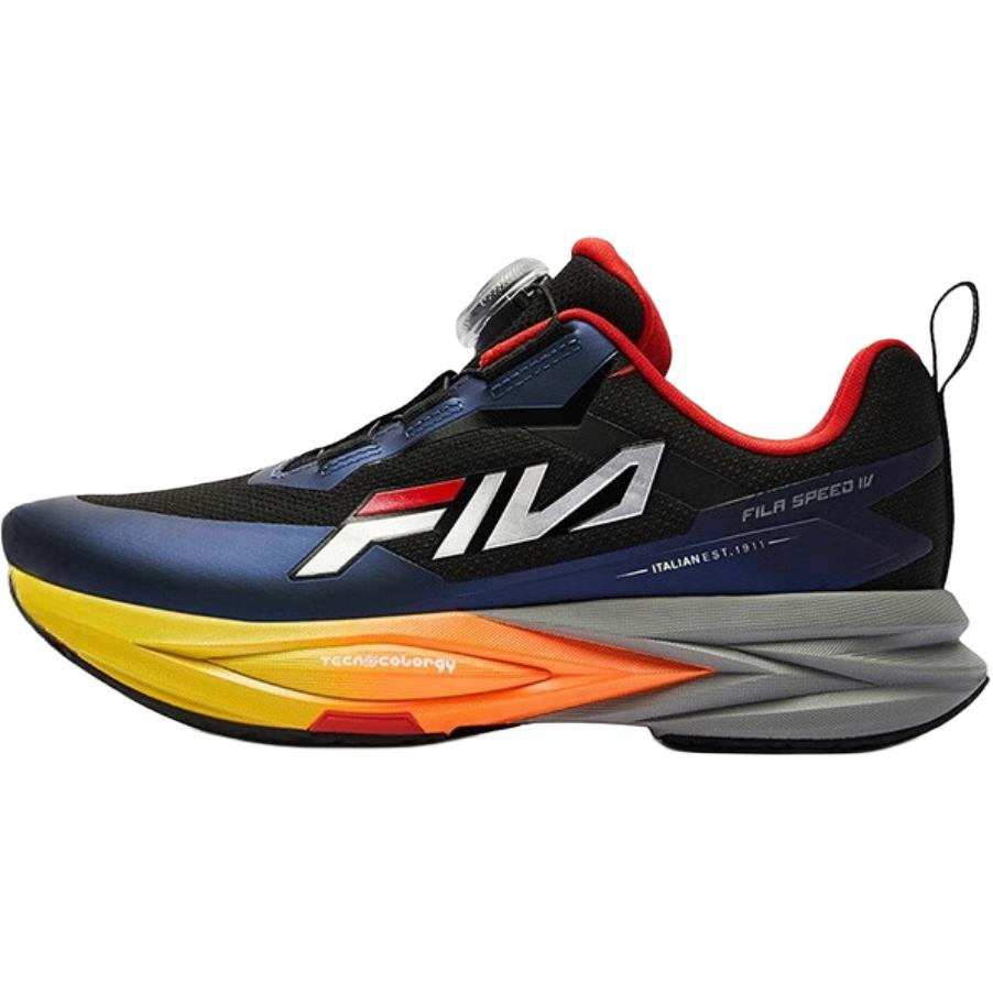 

FILA KIDS Боа противоскользящие износостойкие низкие детские беговые кроссовки black blue kids'