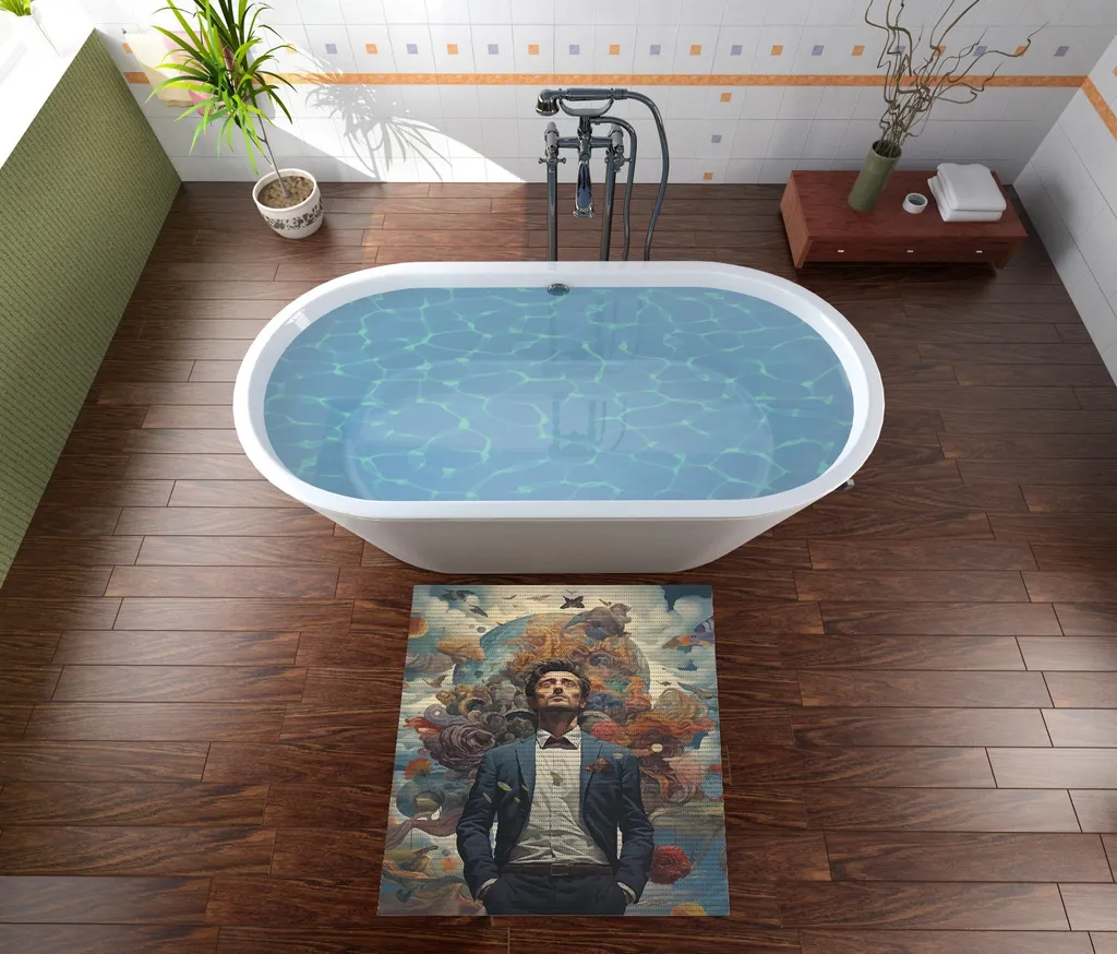

Коврик для ванной Wallario