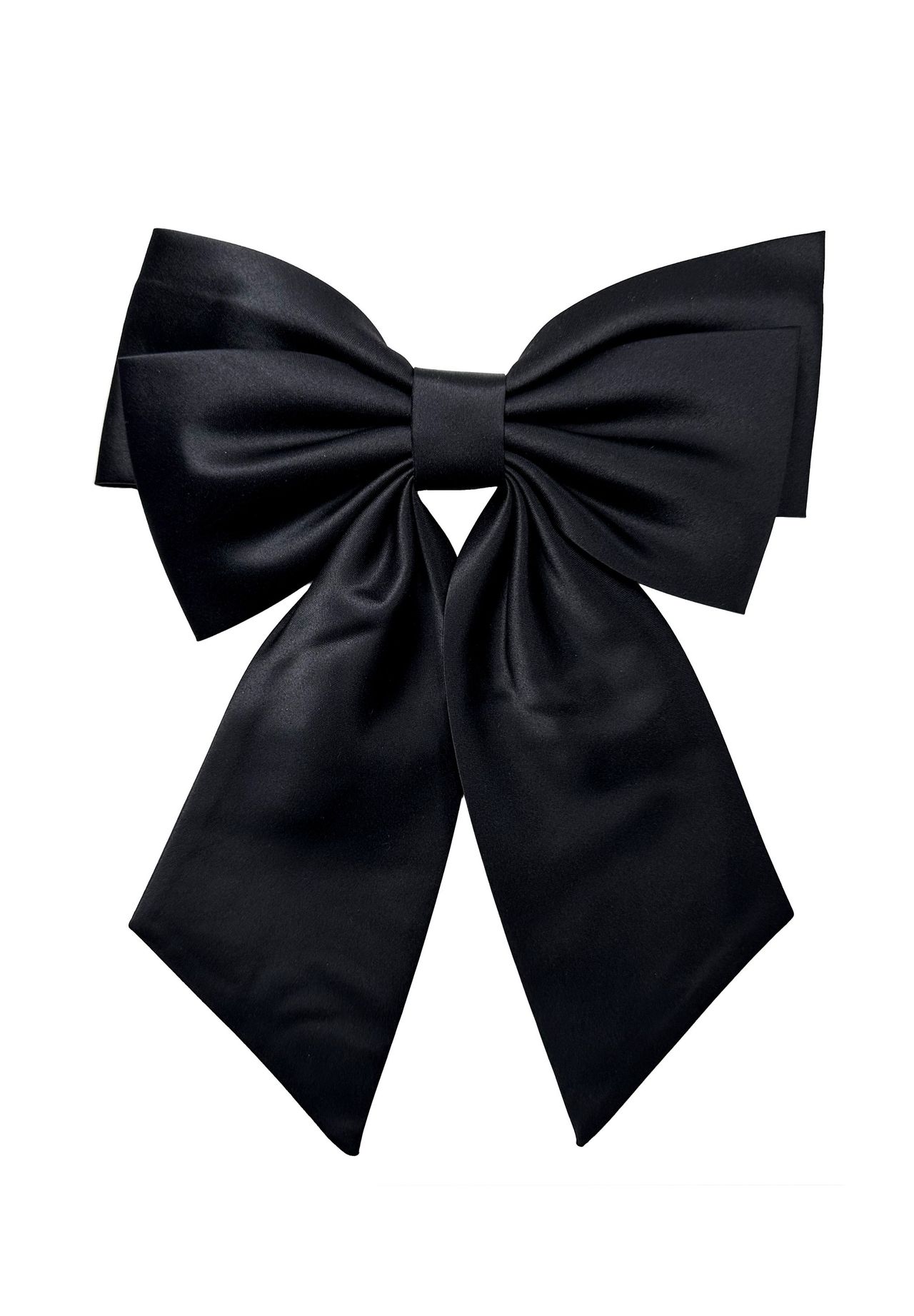 

Заколка для волос Big Bow с большим двойным бантом из черного атласа FILIPPA FIRENZE, черный