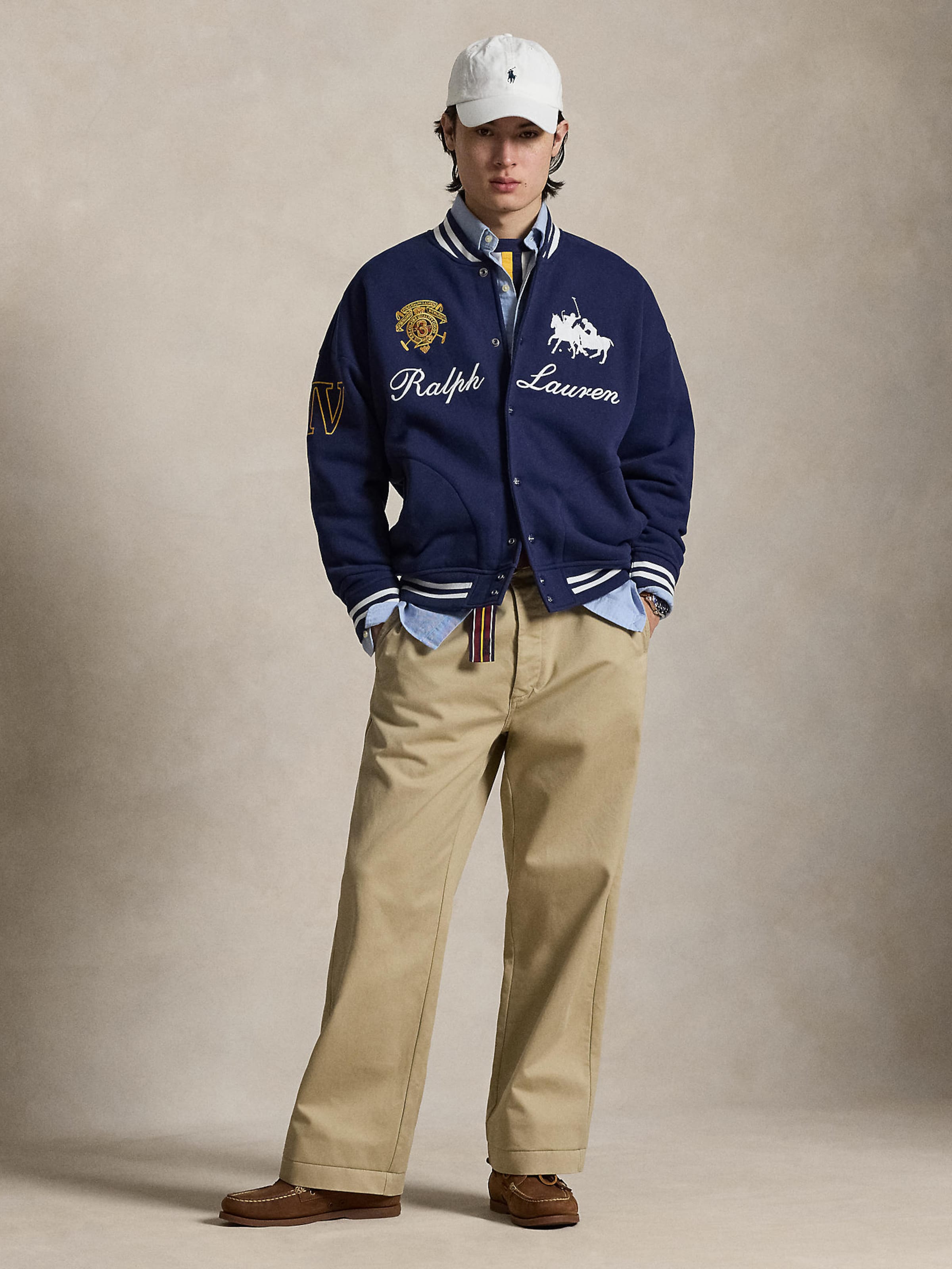 Polo Ralph Lauren Куртка для межсезонья в цвете Navy — фото 4