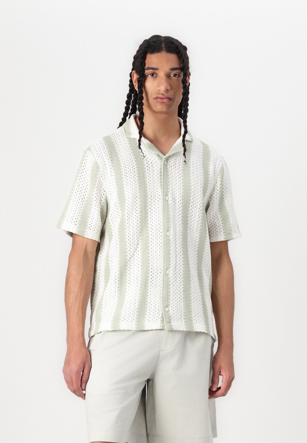 

Рубашка STRIPE Hollister Co., зеленый