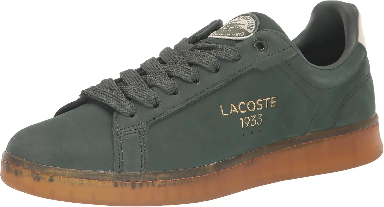 Кроссовки мужские Lacoste Carnaby Pro Wide Lace Leather, зеленый — фото 3